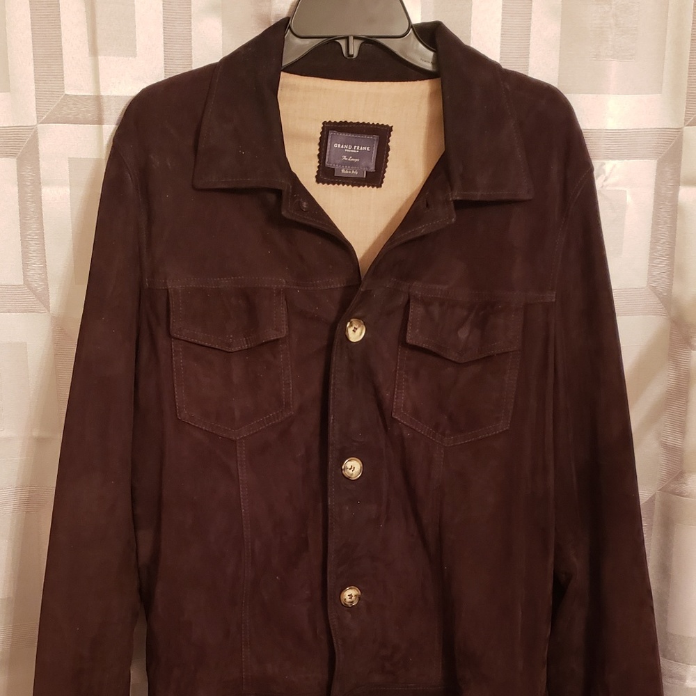 Suede Leather Trucker Jacket